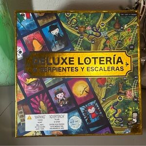 Deluxe Loteria & Serpientes Y Escaleras Traditional Mexican Board Game